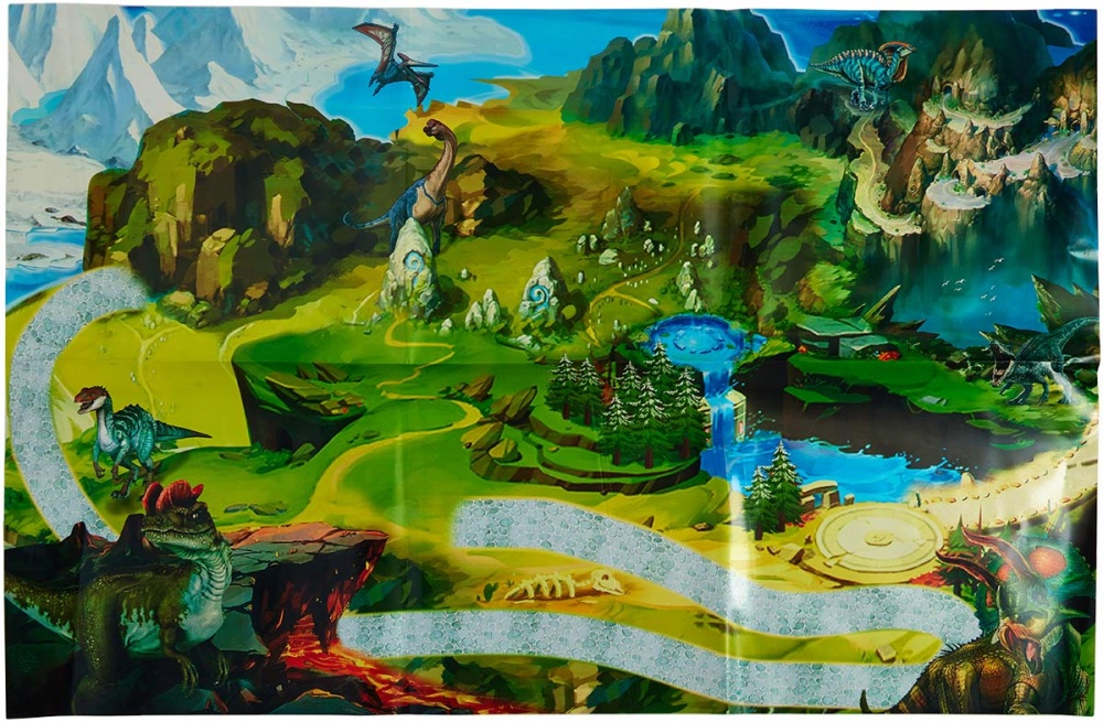 Ігровий набір ZIPP Toys Dino автотрек-вулкан електричний (8 машинок) 532.01.28