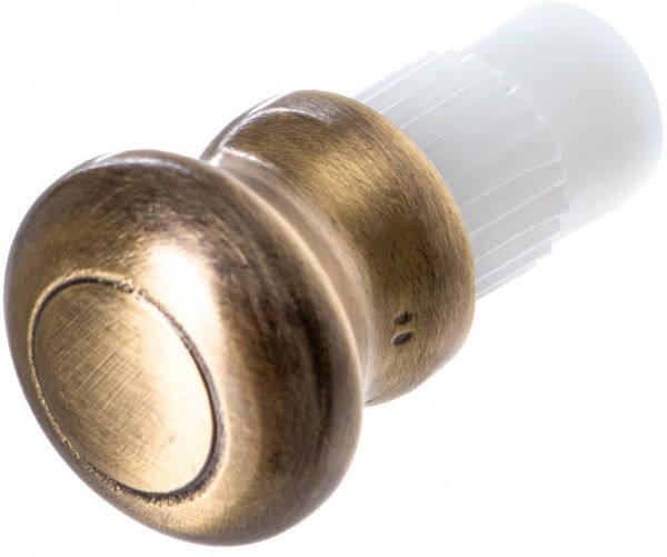 Заглушка для рейлинга  ретро античная бронза