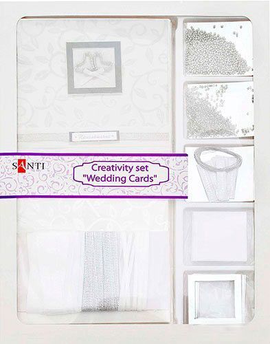 Набор для творчества Свадебные открытки рус. язык 14.5х14.5 см 