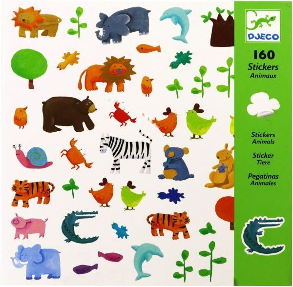 Набір наліпок Djeco Тварини DJ08841