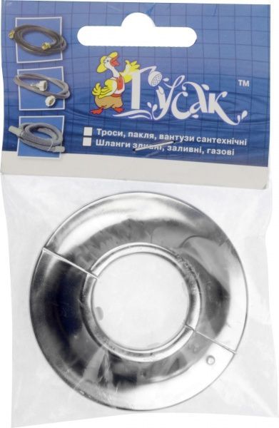 Розетка хромированная металлическая разборная 3/4