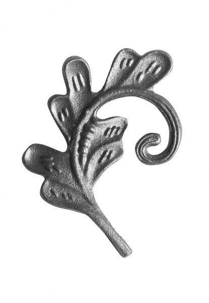 Декоративний елемент листочок 125х95 мм лівий