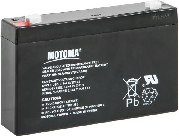 Аккумулятор Motoma  SLA-MS6V7