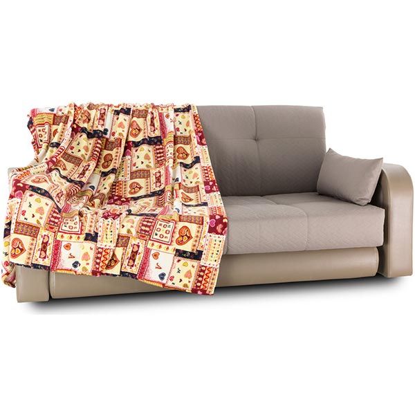 Плед мікрофібра Underprice Печворк  160x200 см