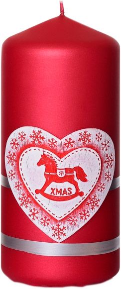 Свічка Різдво 13 см Асортимент Bartek Candles