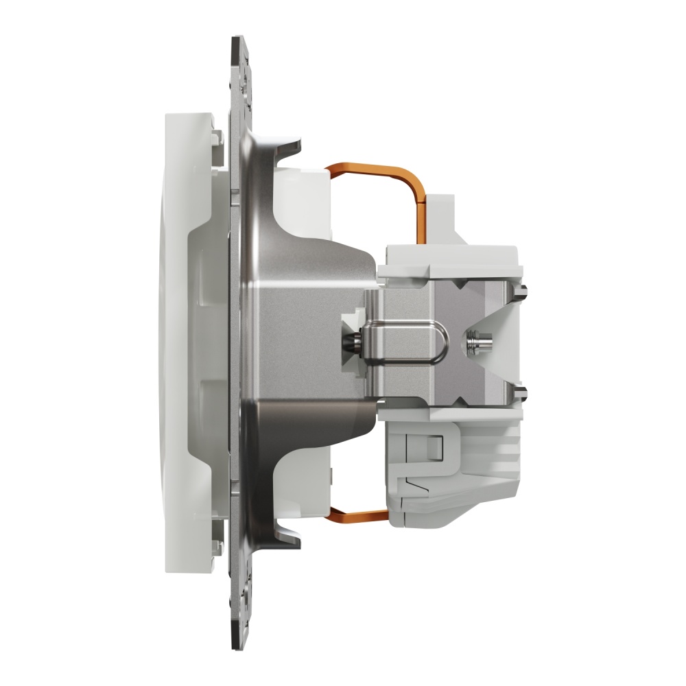 Розетка бытовая с заземлением Schneider Electric Asfora IP20 белый EPH2970121