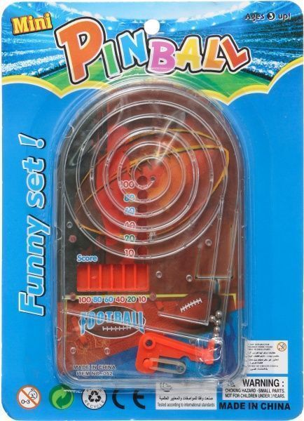 Пинбол на планшетке 19х1,5х13,5 см 052A1