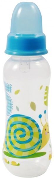 Бутылочка Lindo изогнутая с ручками и силиконовой соской 125 мл Li 146 8850217001466