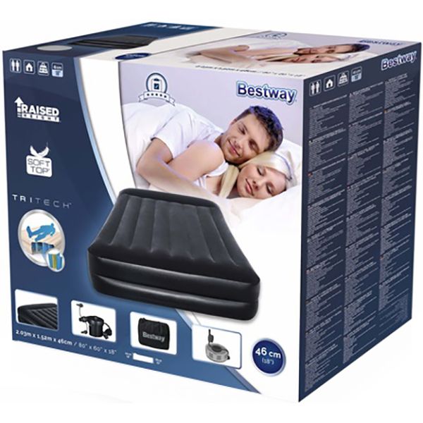 Матрас надувной Bestway Bestway (67345) 203х152 см черный