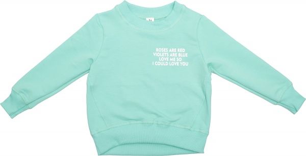 Світшот Luna Kids 6 р.110 м'ятний 