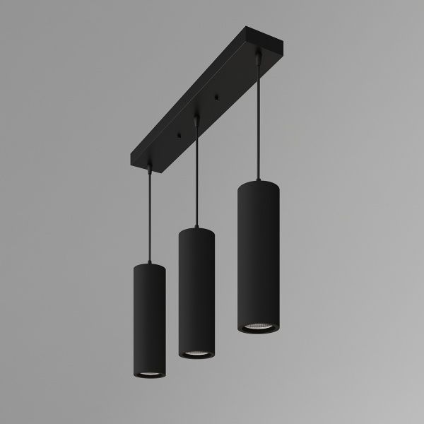 Світильник підвісний Точка Света СВБ-П-001-250-3R 3x8 Вт G5.3 чорний 