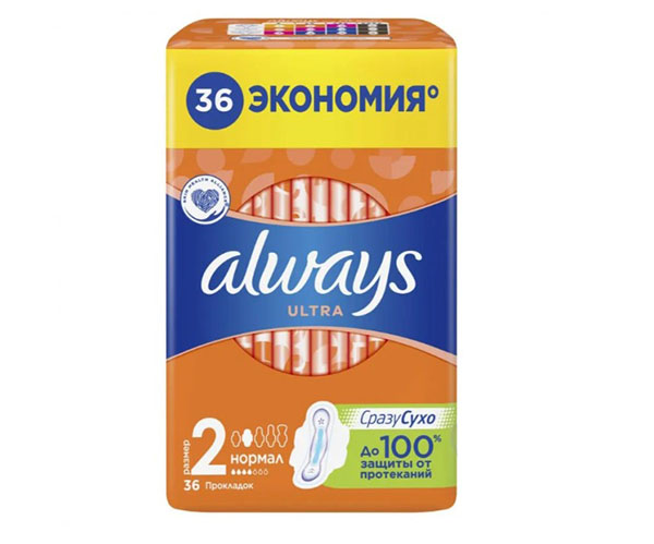 Прокладки гигиенические Always Ultra normal размер 2 36 шт.