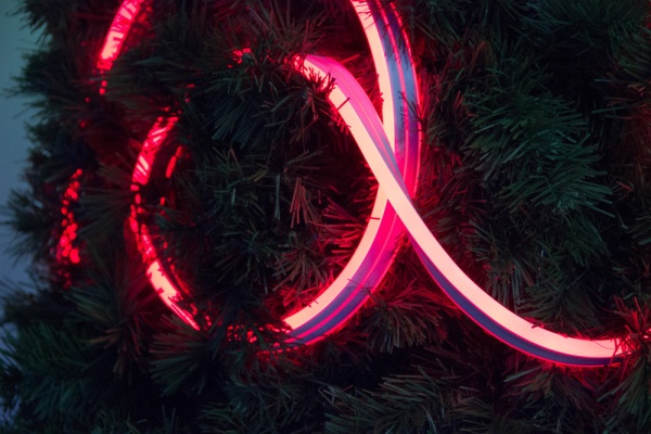 Электрогирлянда линейная Девилон Гибкая трубка красная 950019 светодиодная (LED) 3 м 