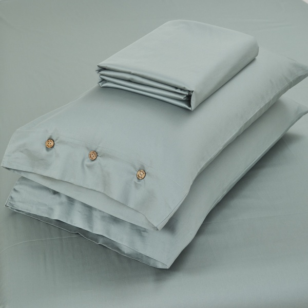 Комплект постельного белья Solid 2 зеленый La Nuit 