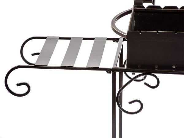 Мангал-барбекю Metalzavod Мангал-барбекю MB15-4D на 15 шампуров 4 мм на дровнице