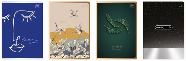 Зошит А5 60 аркушів в лінію Metallic FSC Mix Credit InterDRUK