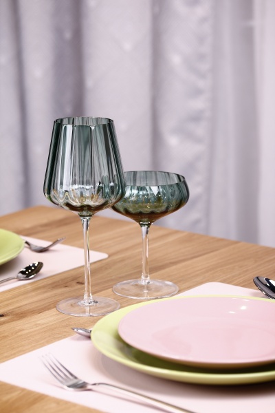 Бокал для вина Optic Green 19-3589A 530 мл 1 шт. Wrzesniak Glassworks 