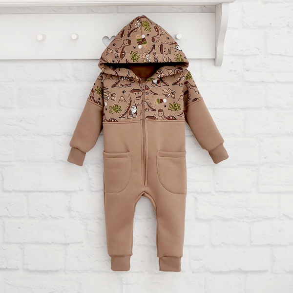 Ромпер для мальчика Blanka Капучино р.86 коричневый 110352 