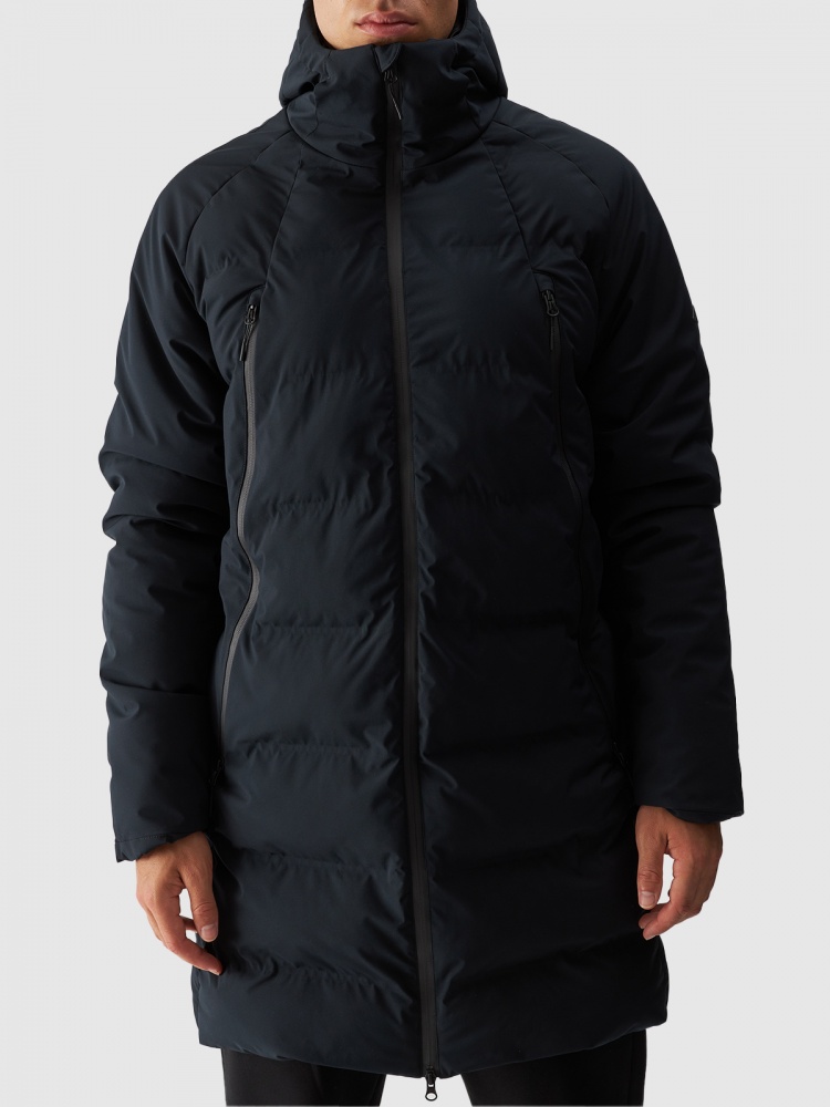 Пуховик чоловічий зимовий 4F DOWN JACKET M489 4FWAW24TDJAM489-20S р.S чорний