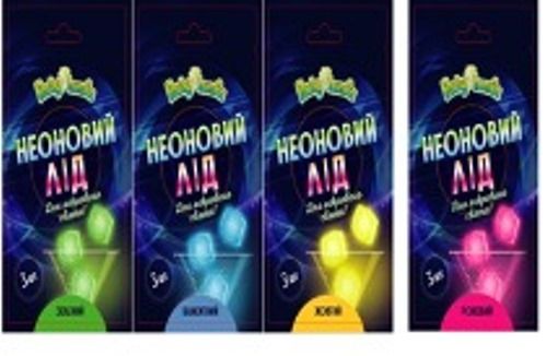 Декоративное изделие Party Landia Неоновый лед голубой