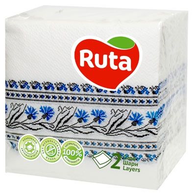 Салфетки Ruta Декор Вышиванка 100 шт