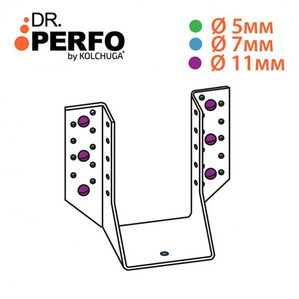 Тримач балок Kolchuga 80х120х2