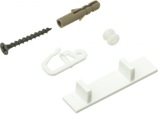 Комплект фурнітури ОМіС до стельового карнизу ОМ3 набірний 300 см білий 