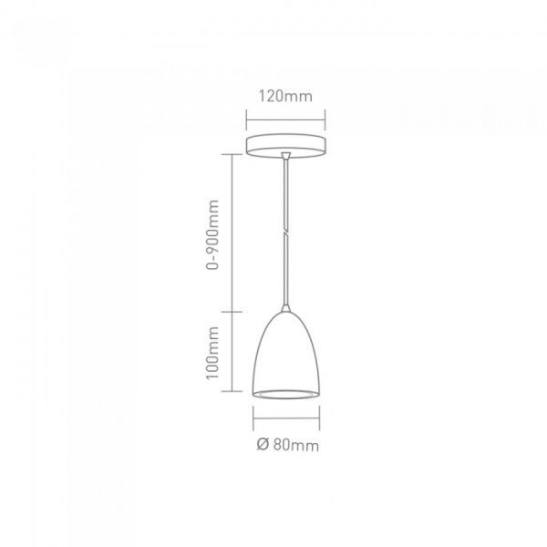 Светильник светодиодный Global GPL-01C 4100K 1x7 Вт белый 