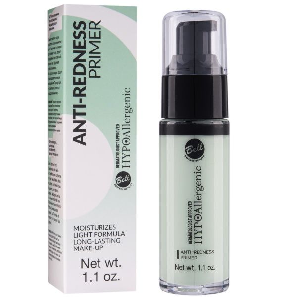 База під макіяж Bell HYPOAllergenic Anti-Redness Primer зелений 30 г 