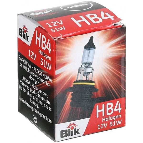 Лампа галогенна BLIK 56976 HB4 12 В 55 Вт 1 шт