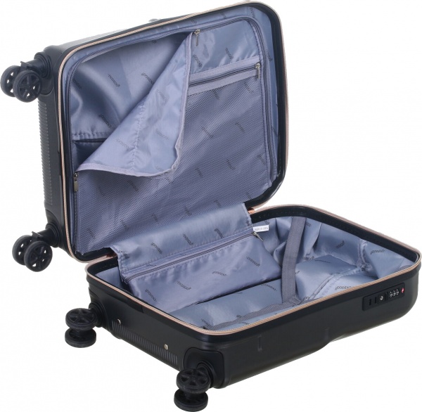 Валіза 39 л сірий LS22100 48х37х22 ABS 