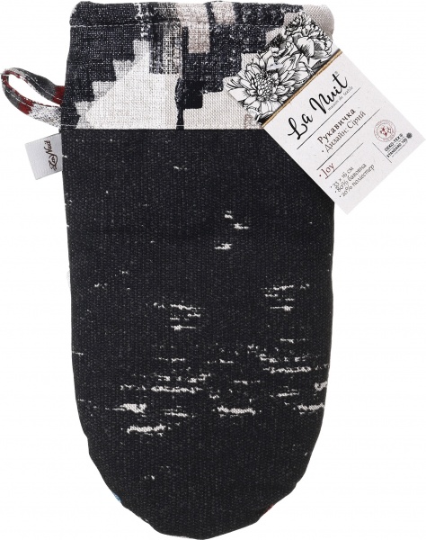 Варежка-прихватка Joy 16x33 см серый La Nuit 