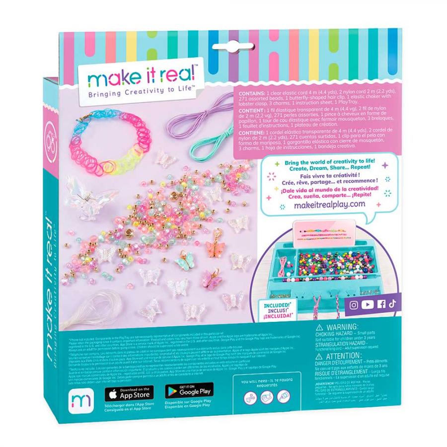 Набір для виготовлення прикрас Make it Real Метелики MR1323
