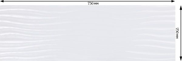 Плитка Cifre Pure саунд бланко 25x75 