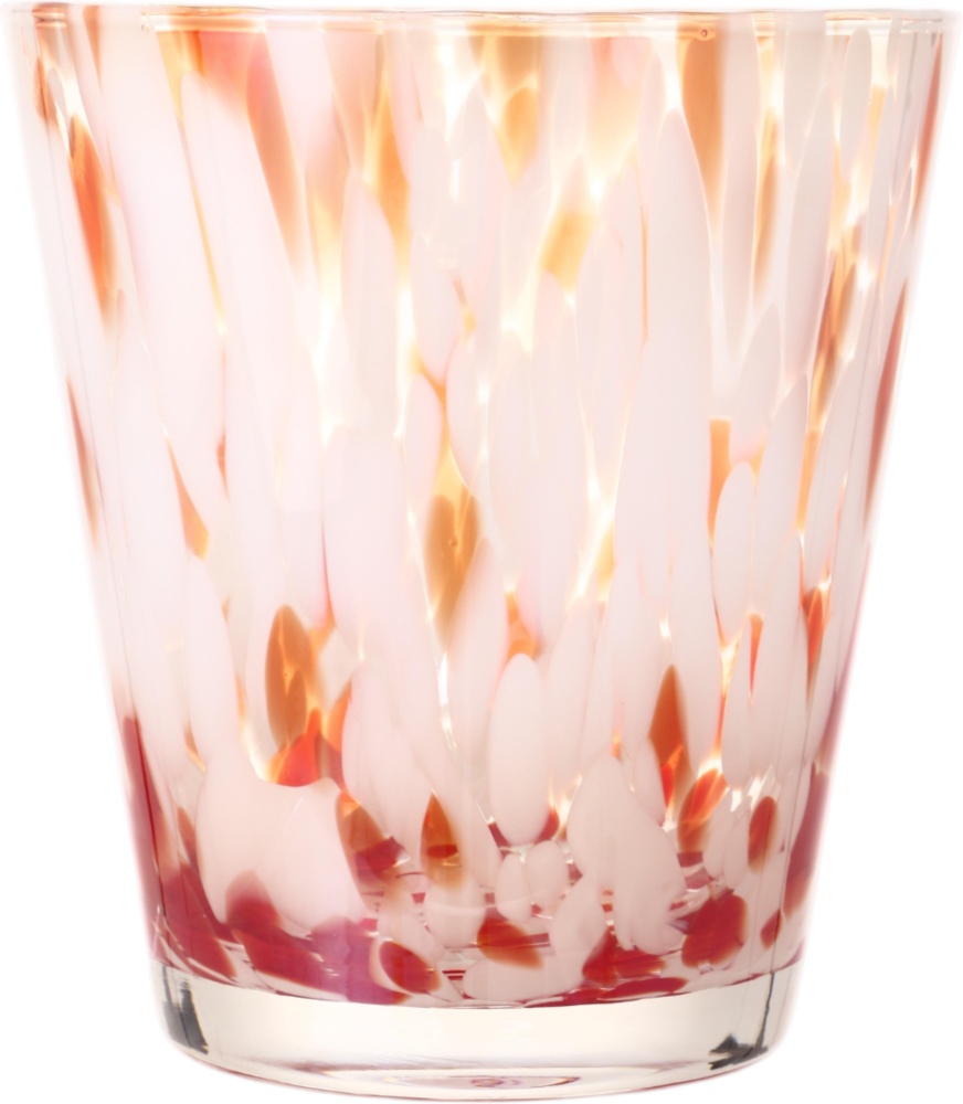 Ваза скляна Wrzesniak Glassworks Confetti 16 см помаранчева 27-1061C