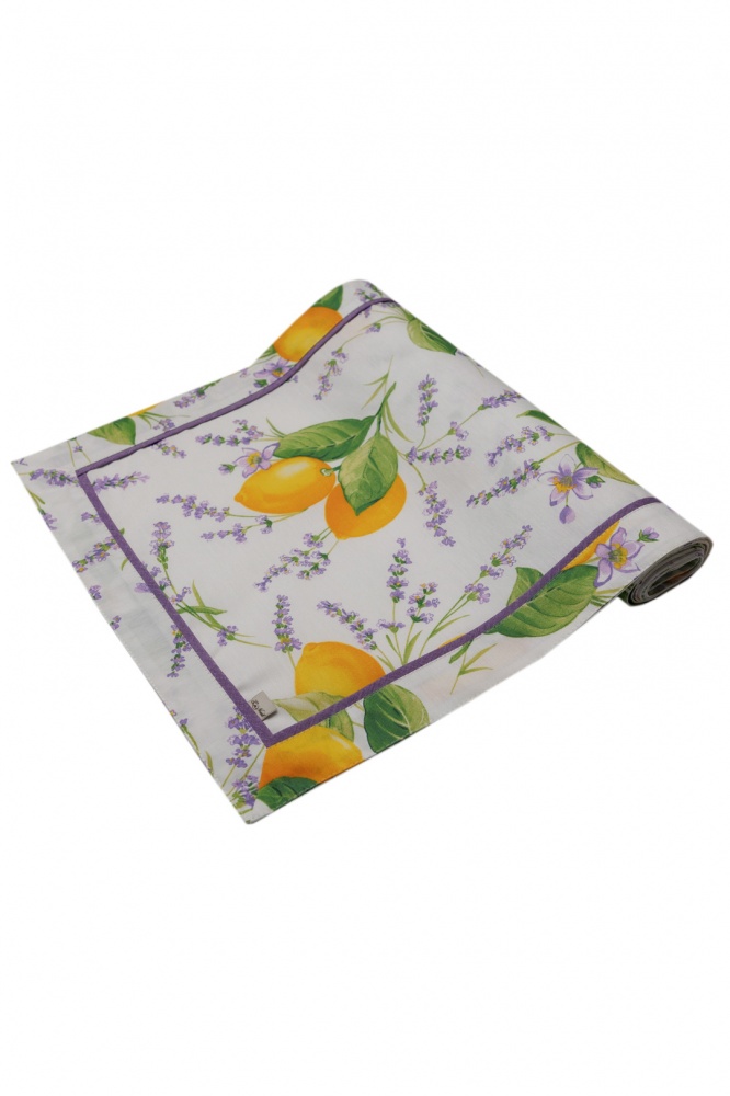 Ранер Lemons & Lavender 140x40 см білий La Nuit
