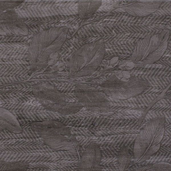Плитка Allore Group Travertine Intarsia Anthracite W\DEC M 25x75 NR Satin 1 