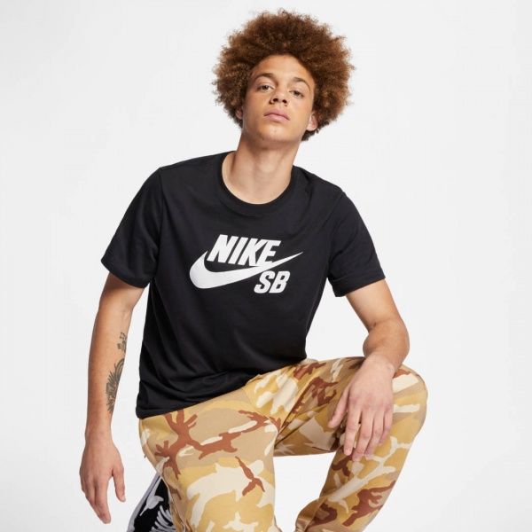 Футболка Nike M NK SB DRY TEE DFCT LOGO AR4209-010 M чорний
