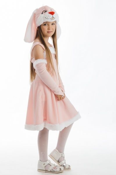 Костюм карнавальний КАРНАВАЛІЯ Зайченя рожеве р.116 рожевий 