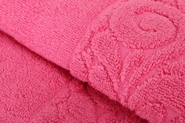 Набор полотенец махровых Цветочная вуаль 2 шт розовый BILTEX 