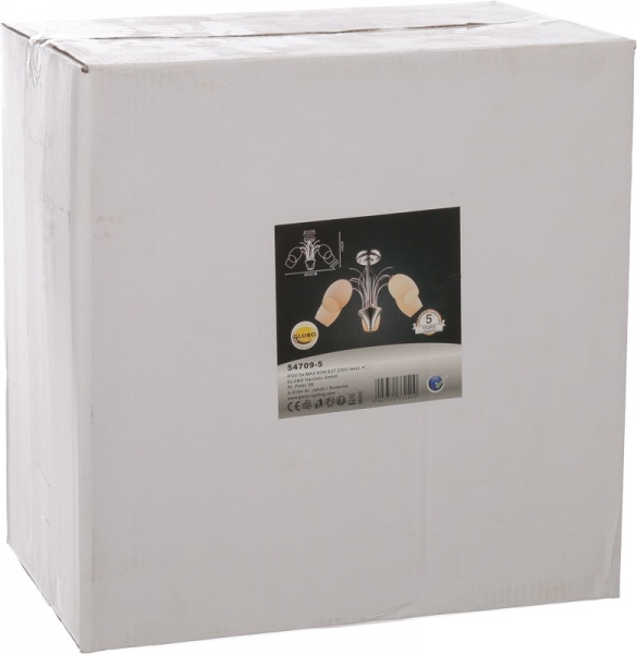 Люстра стельова Globo Pessoa II 5xE27 хром 54709-5 