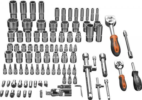 Набор головок 1/2, 1/4 NEO tools 94 шт. 08-665