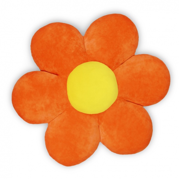 Подушка декоративна WP Merchandise Ромашка 55 см помаранчево-жовтий FWPPILLOWCH22ORY0