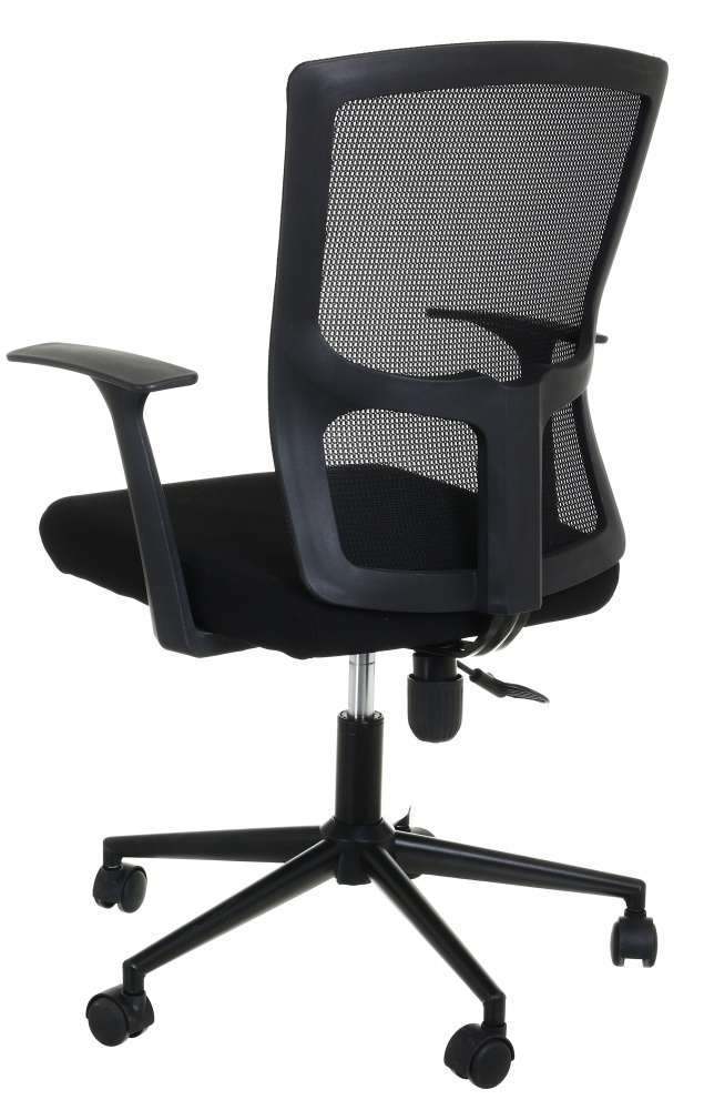 Крісло офісне Мікеле сітка текстиль висота 900 мм чорний