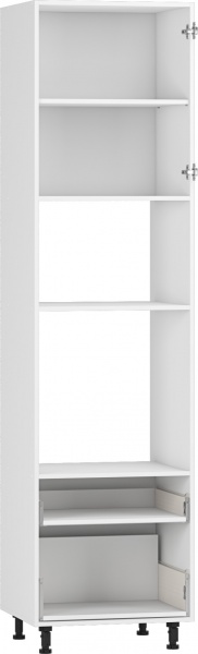 Пенал під духовку і мікрохвильовку 600x2360x560 мм білий 