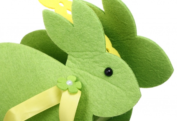 Декорация пасхальная Діамантові ручки Зайчонок 16х21 см