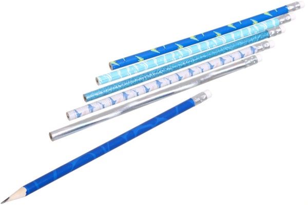 Набір олівців чорнографітних Акула 6 шт.