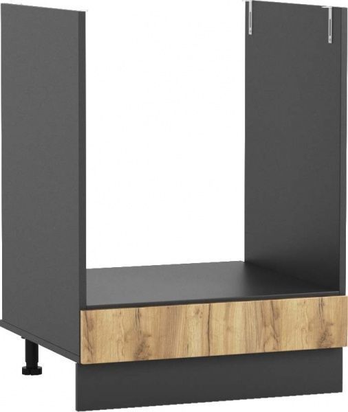 Тумба нижняя под духовку МС Идея КРАФТ Ндф 60/82/525 с фасадом крафт золотой Грейд