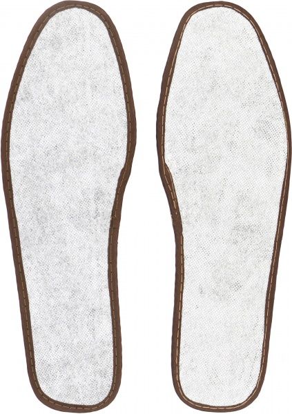 Стельки для обуви бамбук Роллі 44-45 коричневый