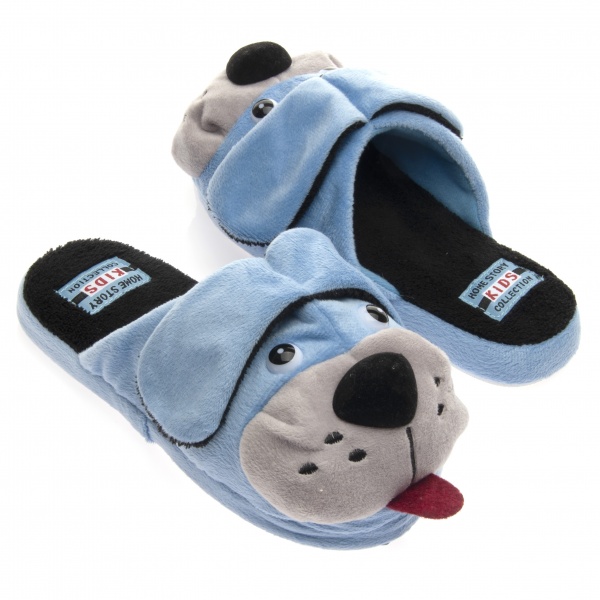 Тапочки детские для мальчика Home Story р.30-31 голубой 211554-4 